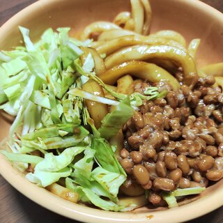 九州風タレde納豆サラダうどん